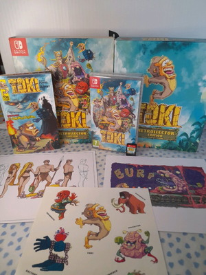 Toki Retrocollector Edition Switch σαν καινούργιο με artbook, κάρτες, stickers, big box