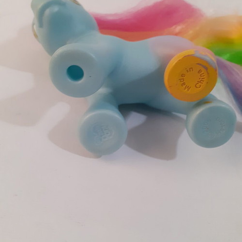 My Little Pony Rainbow Dash figure used, G3 Hasbro