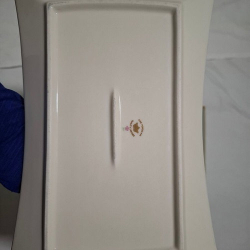 Decorative porcelain gift plate festive like new with box