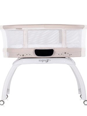 Chipolino Sogno Macadamia Baby Cot like new with LED display