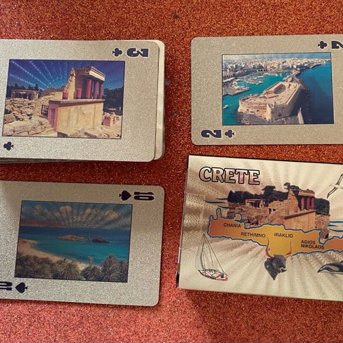 Golden Crete Playing Cards like new