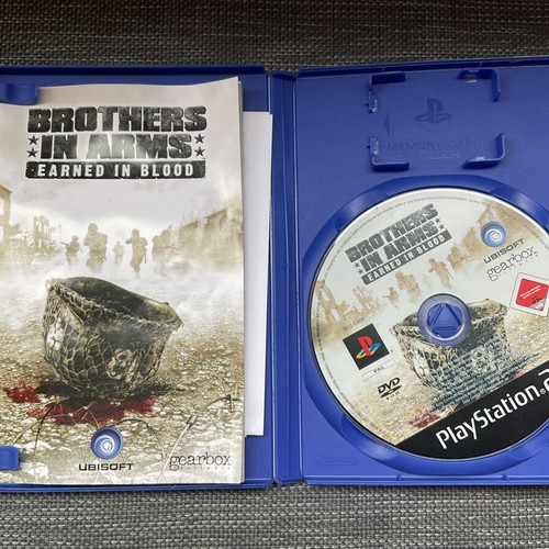 Brothers in Arms: Earned in Blood PS2 game used, tactical shooter