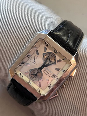 Seiko Vintage Premier Alarm Chrono 36mm μεταχειρισμένο, ζαφείρι κρύσταλλο