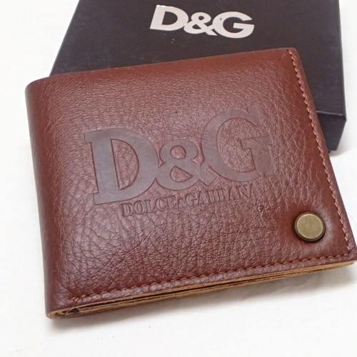Dolce & Gabbana leather wallet brown new in box