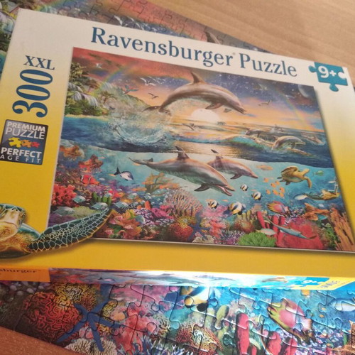 Ravensburger Puzzle 300 pieces like new with marine image