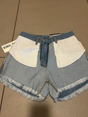 No Thinkin’ shorts, blue, size S