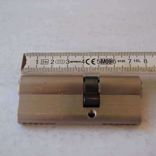 Fiam lock cylinder used with 5 keys, 7.5 cm length
