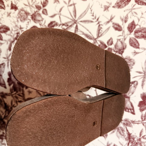Esiot leather sandals used, size 36, beige