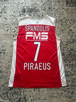 Olympiacos bc Spanoulis used boutique jersey size M