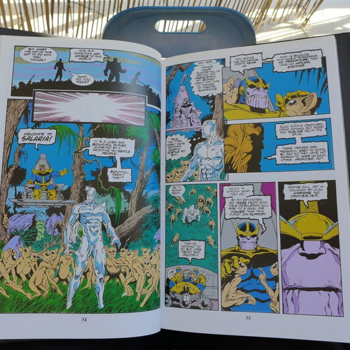 Silver Surfer Rebirth of Thanos Marvel Premiere Classic HC Vol 47 1st Print Limited to 901 copies.