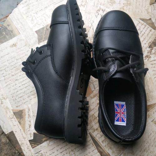 Brandit Phantom 3 Eyelet Derby Oxford leather shoes new, size 43, black