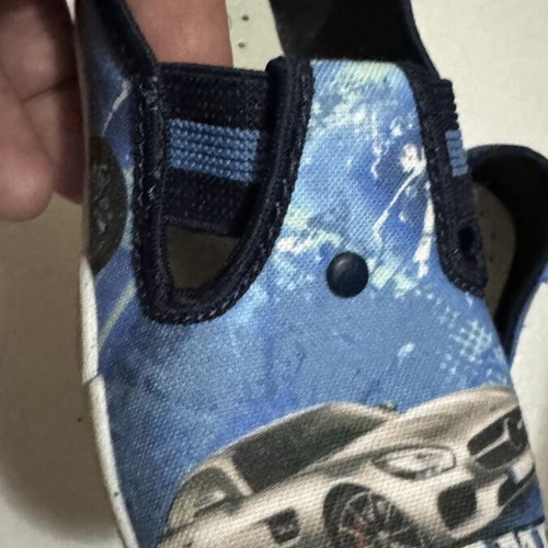 Children's Anatomical Slip On Shoes Size 26 Blue Slightly Used