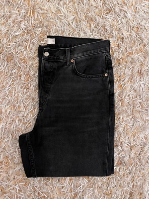 Topshop dad jeans black like new size 44