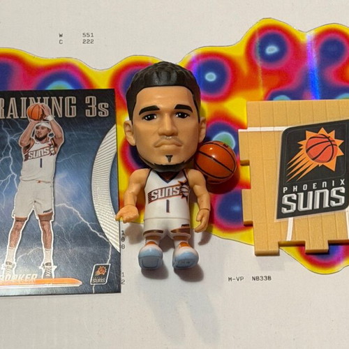 Devin Booker Suns figure and card like new