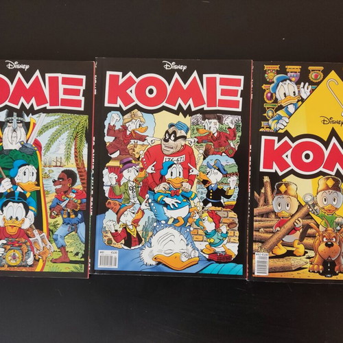 Disney Komix set of 3 issues #60, #61, #62