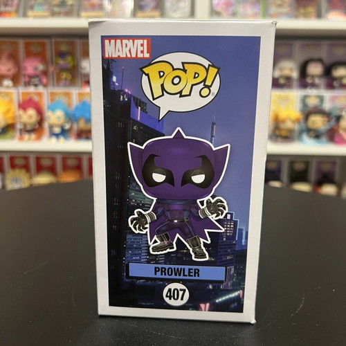 Funko Pop Marvel Spider-Man Prowler 407 used with box damage