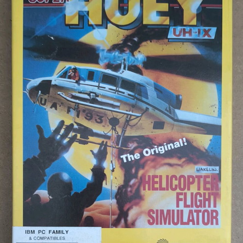 Super Huey UH-IX (Cosmi) PC Disks 5.25" like new, Big Box