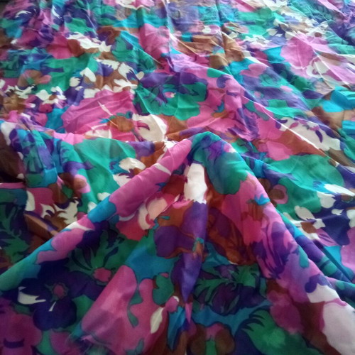 Fabric remnant for scarves, shawls, and foulards like new