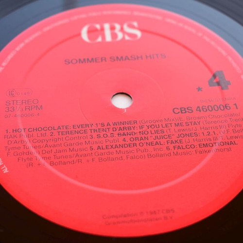 Various Summer Smash Hits 2 LP compilation, rock