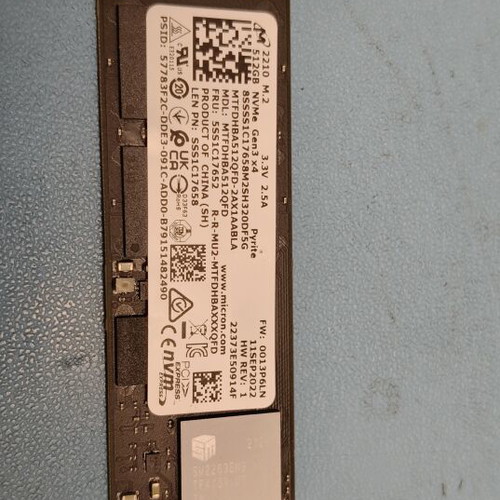 Micron MTFDHBA512QFD 512GB SSD
