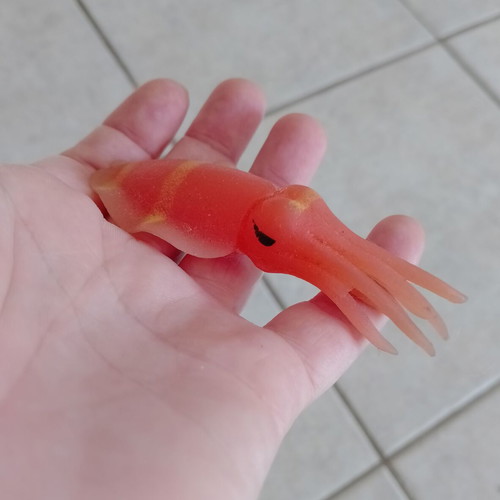 Rubber sea animal toys pack of 5 used