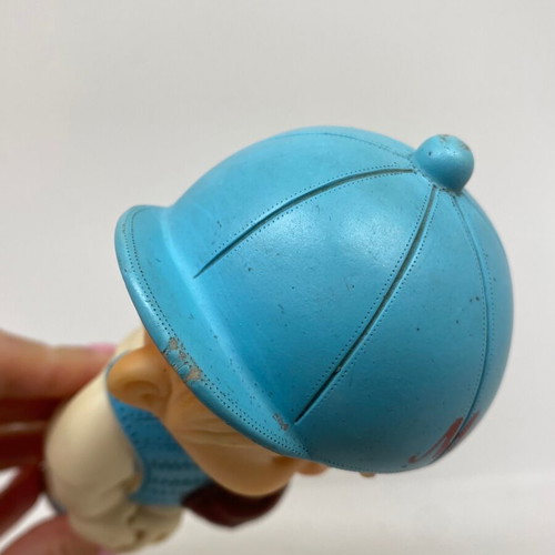 Vintage Iwai Squeak Toy Baby Boy Baseball 1971 used