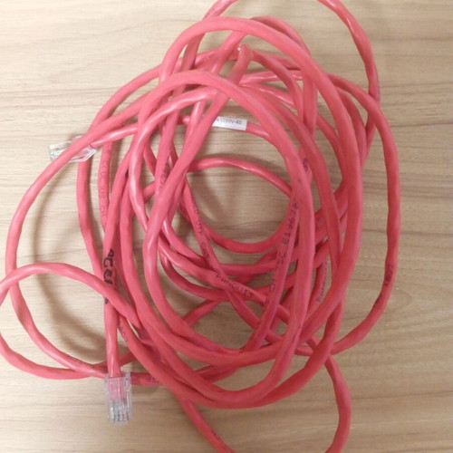 Panduit Cat5e UTP Patch Cord 5m used, red