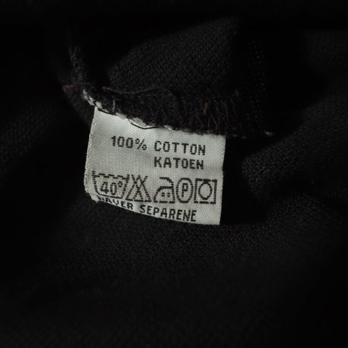 Lacoste men's black polo shirt used, 100% cotton, size L/XL