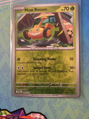 Mow Rotom Pokémon TCG Destined Rivals 009/182 Reverse Holographic new