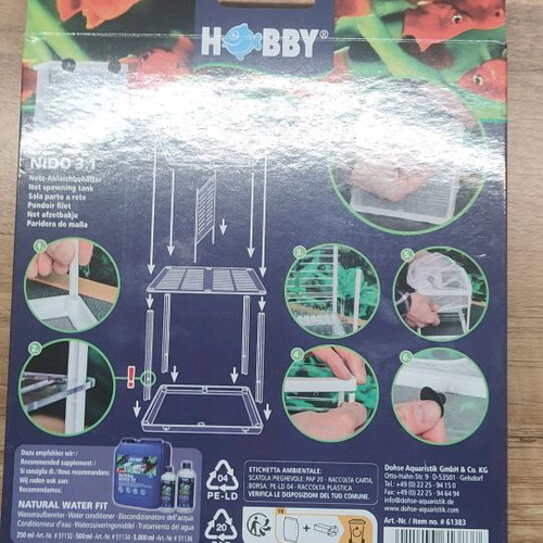 Hobby Nido 3.1 fish tank 16x16x14cm new