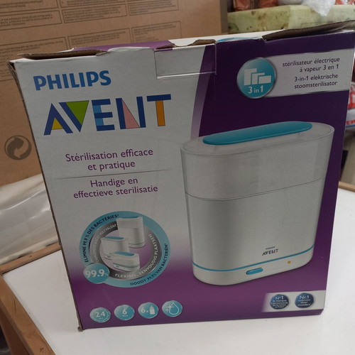 Philips Avent 3-in-1 Electric Steam Sterilizer like new
