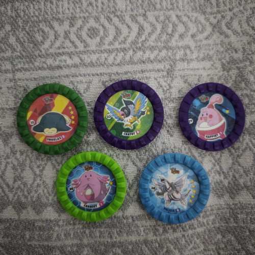 Pokemon Roks tokens set