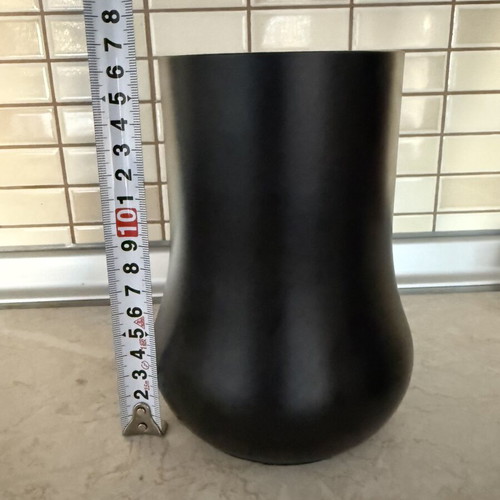 Ceramic decorative vases black matte, like new set