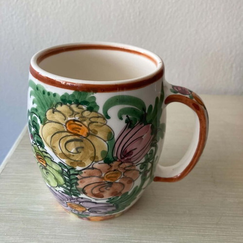 Handmade ceramic mug Skyros like new