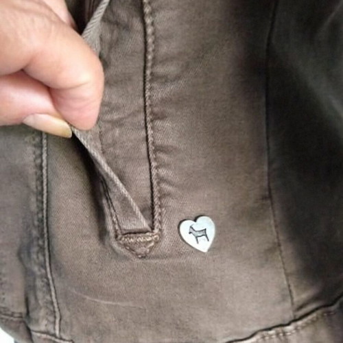 Ελαστικό τζιν μπουφάν Denim σαν καινούργιο, σκούρο nude, Heimatliebe