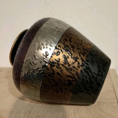 Decorative vase like new, ceramic 17x14 cm