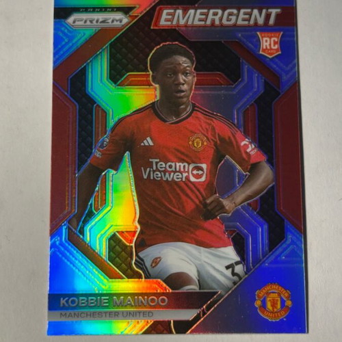 2023-24 Panini Prizm Premier League Kobbie Mainoo Emergent RC card like new