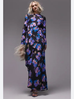 Topshop floral dress used, size 38, multicolor