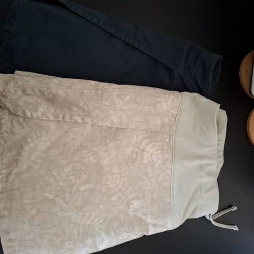 Shorts-skirt set of 3 pieces like new, XXL, gray and beige
