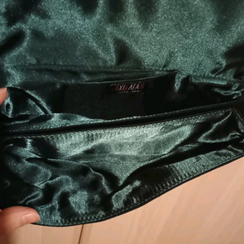 Satin crossbody bag Achilleas Accessories green new