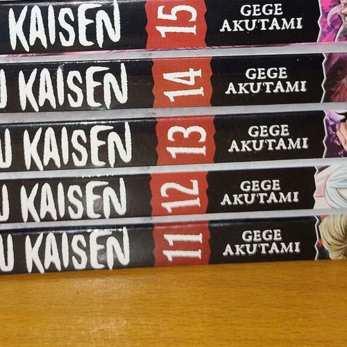 Jujutsu Kaisen manga collection volumes 1-15, English