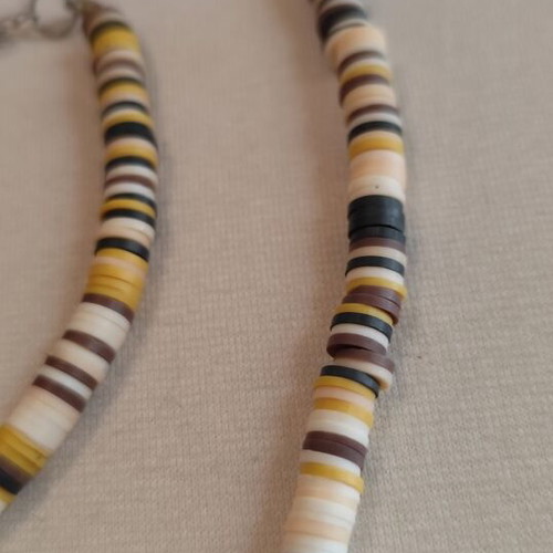 Summer bracelet and necklace used, multicolored for the sea