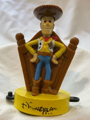 Disneyland Paris Woody Toy Story 1999 interlock train figure used