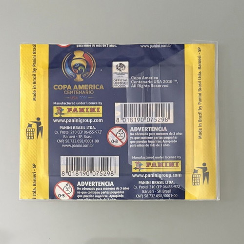 Panini Copa America Centenario sticker pack USA 2016