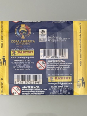 Panini Copa America Centenario sticker pack USA 2016