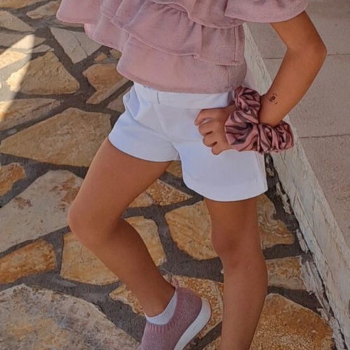 Ebita girls' set with skirt and white shorts like new