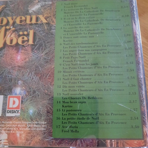 Joyeux Noël CD Christmas songs in French