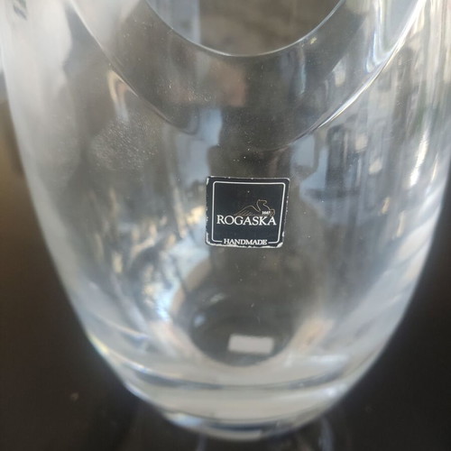 Rogaska crystal vase like new, handmade