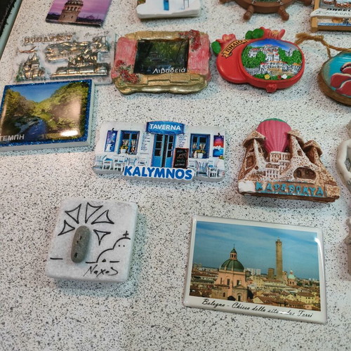 Set of 31 fridge magnets