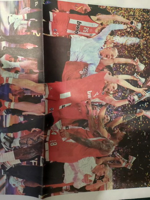 Olympiakos Euroleague 4th Title OAKA Front Page Collectible New